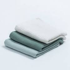 Sada 3 mušelínových plienok BimBla - zelená