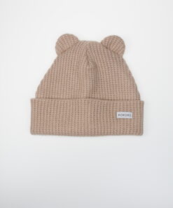 Kokoro zimná čiapka s uškami - béžová