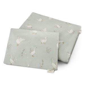 Detská posteľná bielizeň s výplňou - Šťastná hus oliva